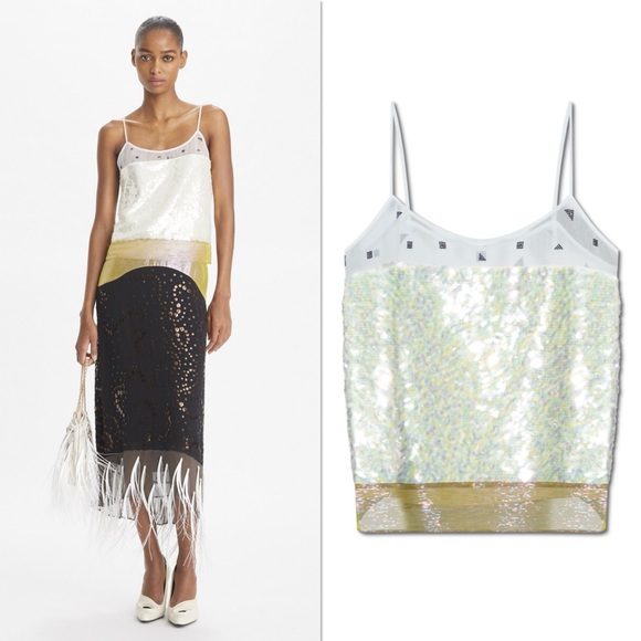 NWT TORY BURCH SEQUIN TOP $1,449 - Picture 3 of 9